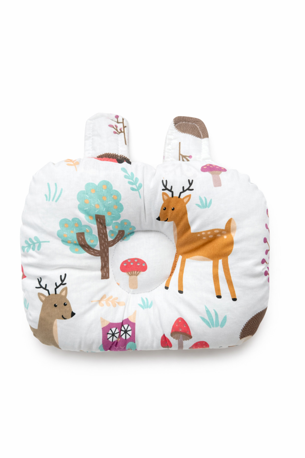 Jaju Baby Orman Desenli Düzleşme Önleyici Bebek Kafa Yastığı (0–12 Ay) fotoğrafı 2 (önizleme)