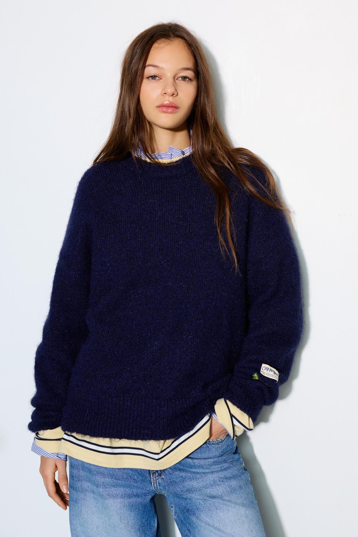 Pull & Bear  Basic bisiklet yaka kazak - Görsel 2