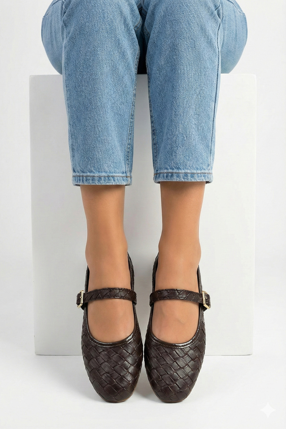 StWenn  Kadın Örgü Babet Ortopedik Hafif Taban Günlük Kullanım - Görsel 4