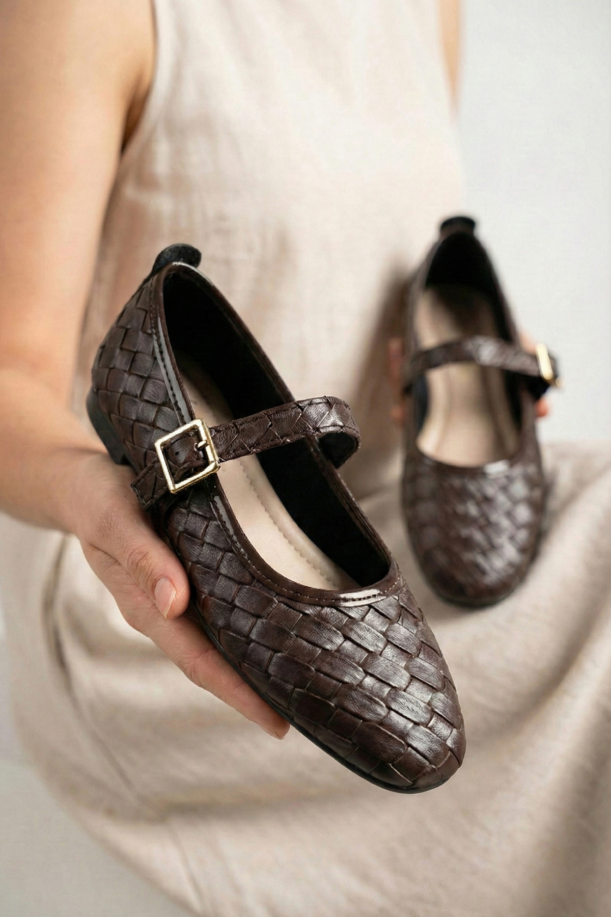 StWenn  Kadın Örgü Babet Ortopedik Hafif Taban Günlük Kullanım