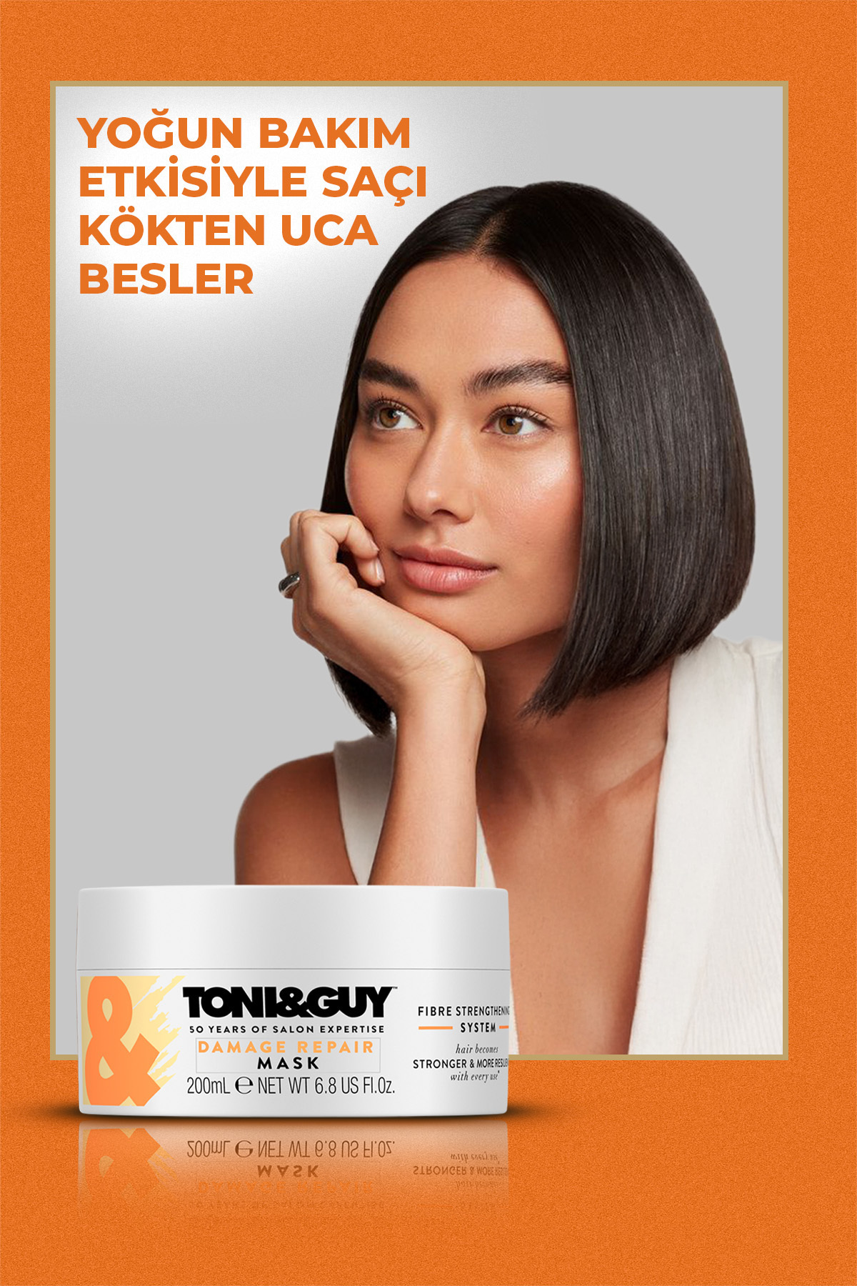 Isı Koruyucu Sprey Hediyeli Yıpranmış Saçlar İçin Yoğun Onarıcı Saç Maskesi 200 ml — TNGY0010 — تصویر 2 از 8