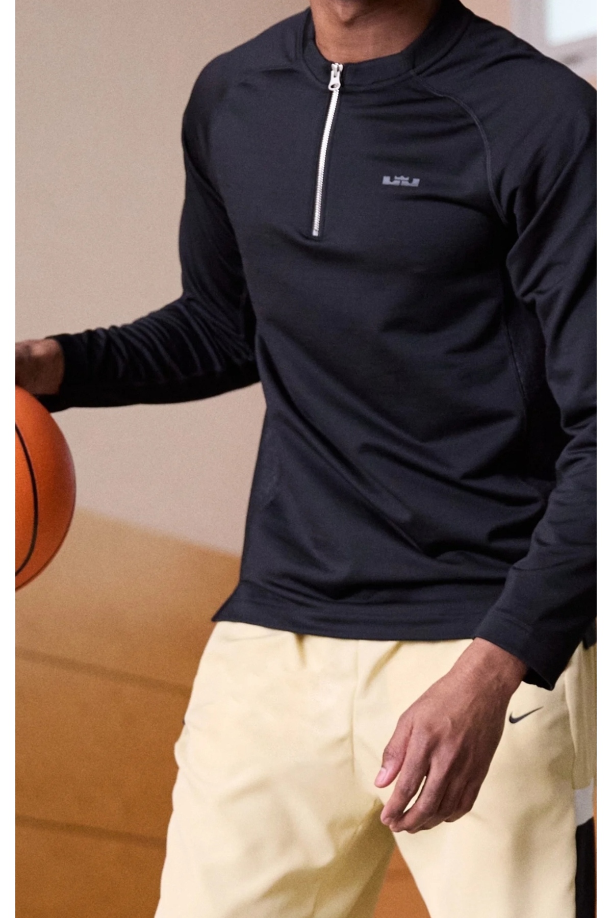 تاپ آستین بلند بسکتبال مردانه LeBron Dri-FIT DNA - مشکی - مدل FZ1030-010 نایکی سویشرت اسپرت Nike