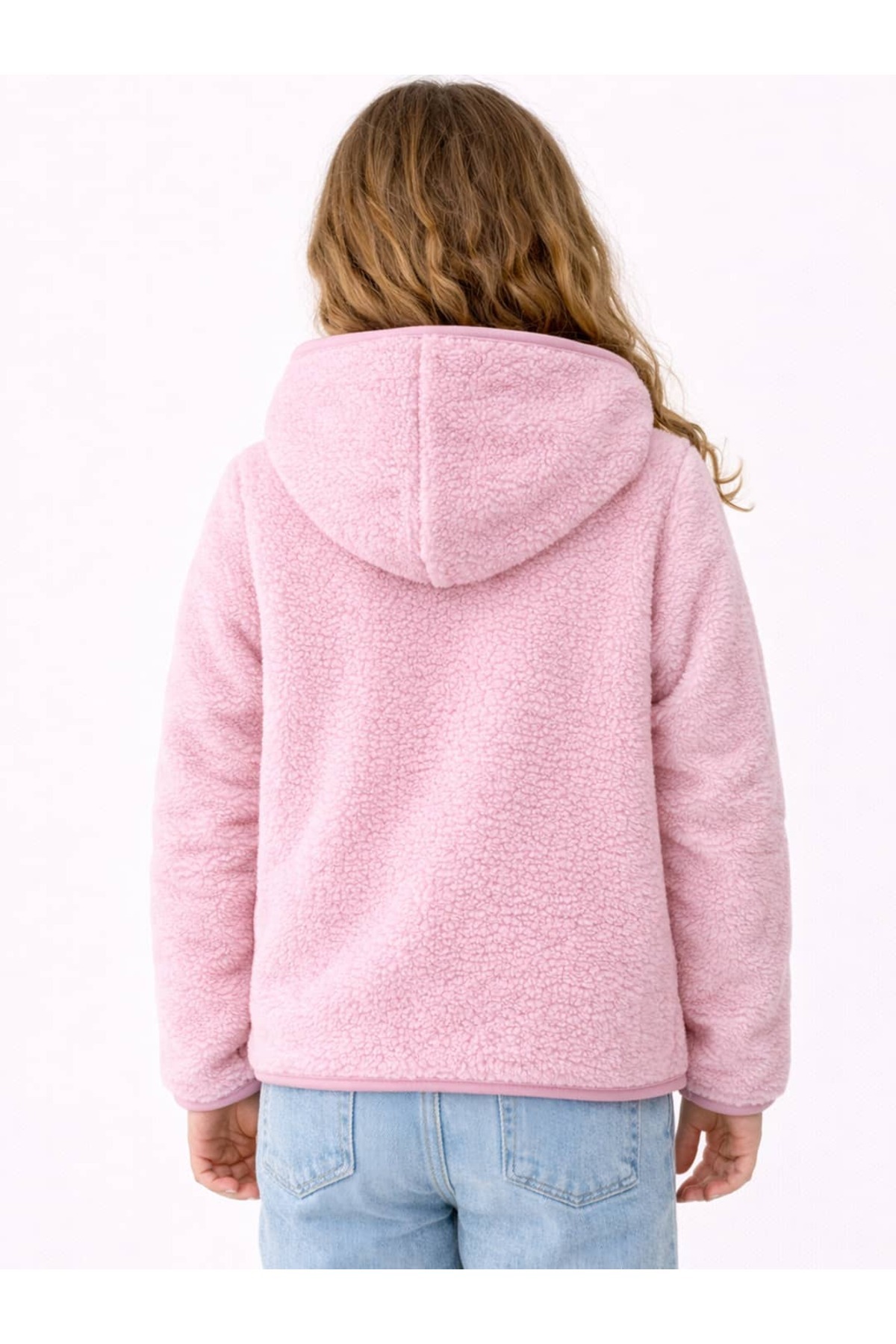 سترة أطفال من القطيفة بغطاء رأس - C611