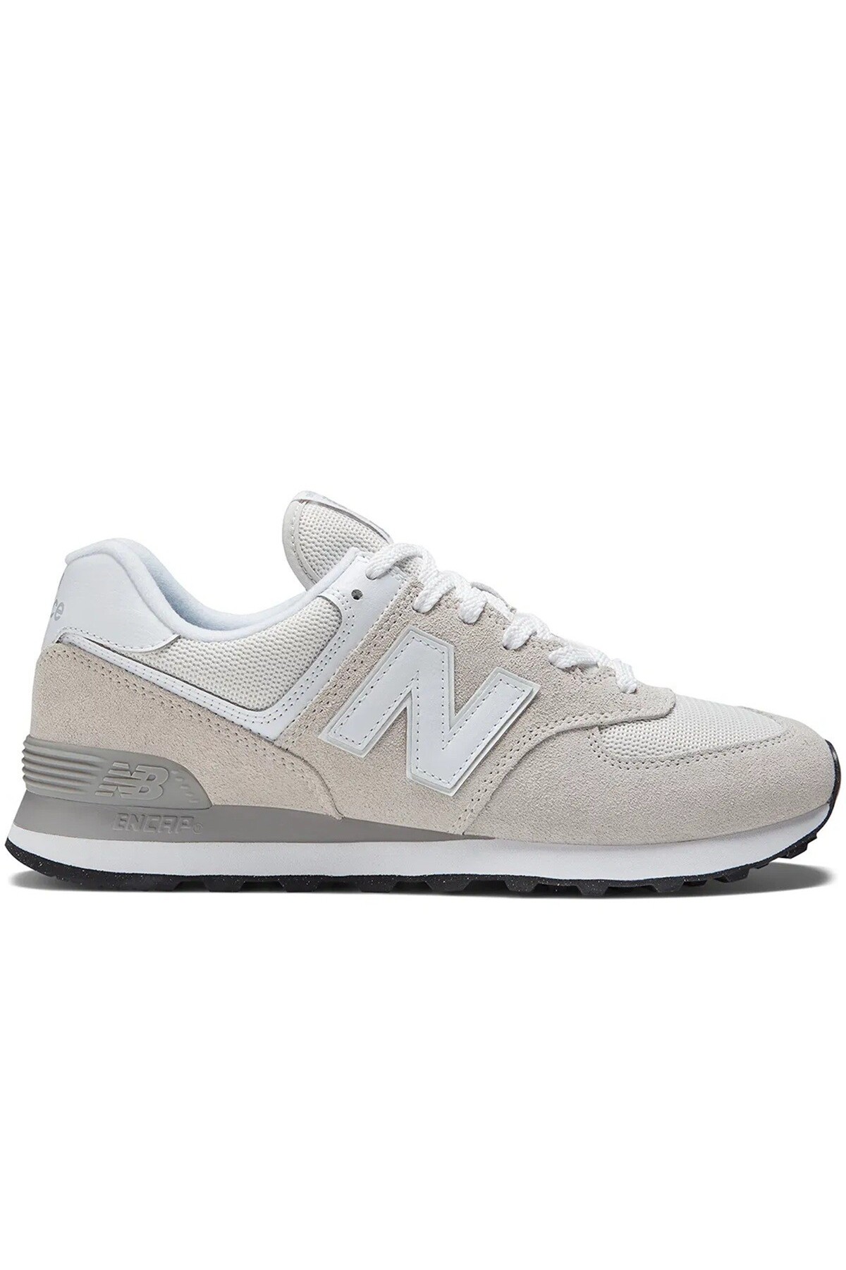 T*K様 New Balance 574 ホワイト/グレー スニーカー New Balance 574 Leather Unisex Sneaker Hakiki Deri Günlük Spor
