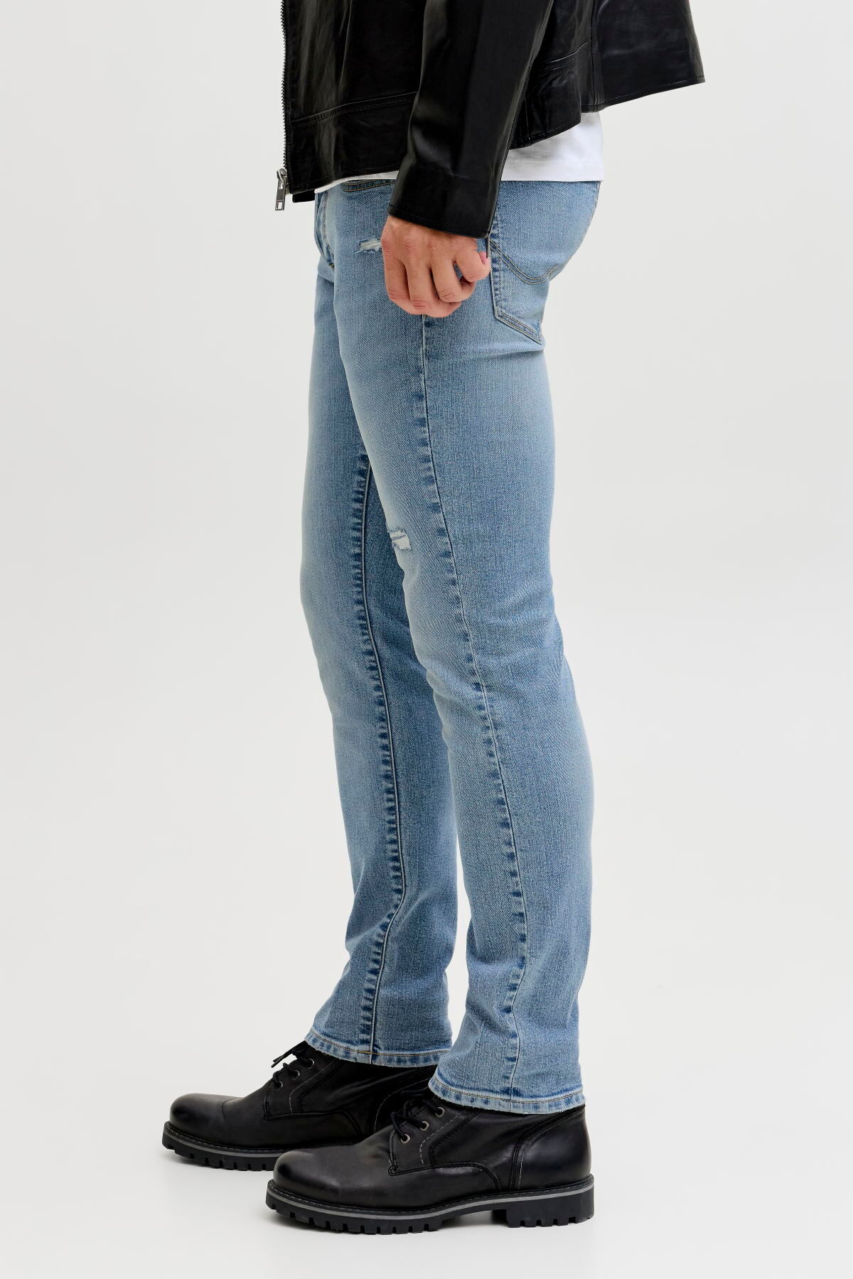 شلوار جین مردانه راسته فاق نرمال | جک اند جونز Jack & Jones 12289541 - تصویر 4