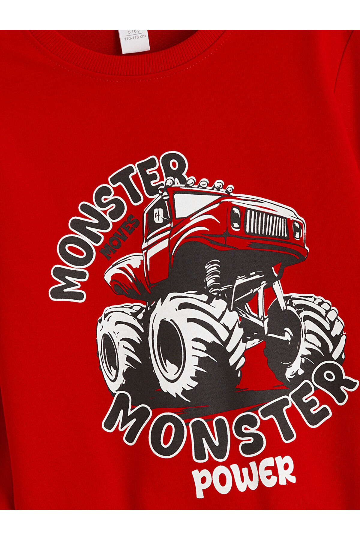 LC Waikiki Nevaa Collection Kırmızı Bisiklet Yaka Erkek Çocuk Sweatshirt fotoğrafı 3 (önizleme)