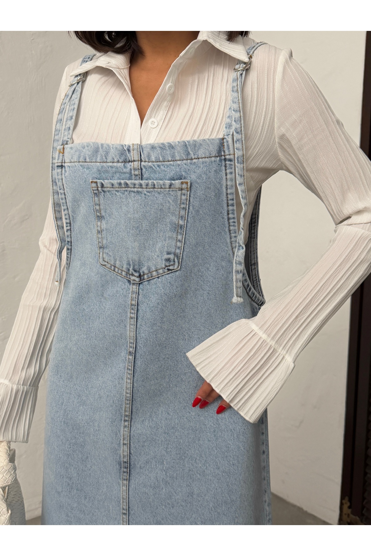 Blue Wings  UZUN BAHÇIVAN ELBİSE - Görsel 8