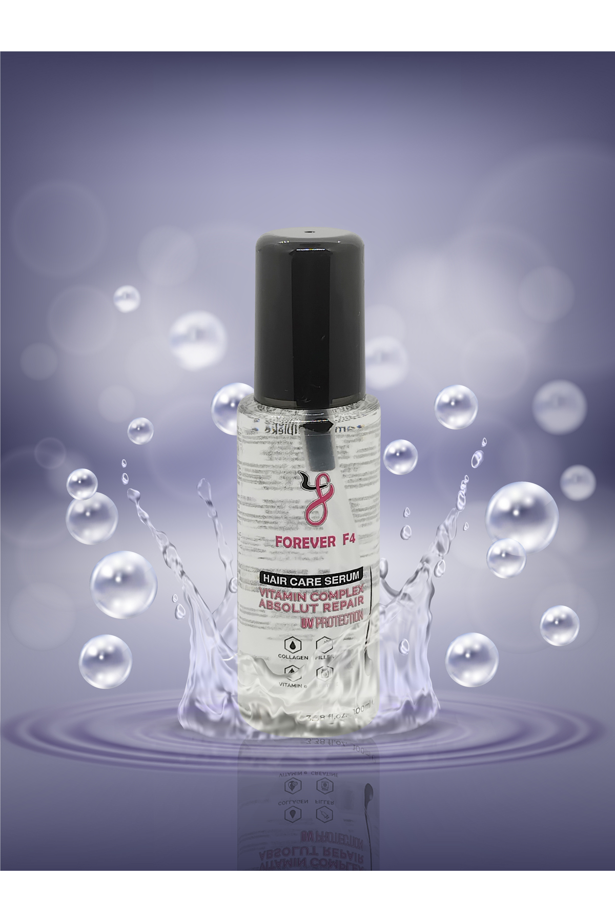 Forever f4 Saç Serumu – Parlaklık ve Yumuşaklık – 100 ml — F4-SER-100