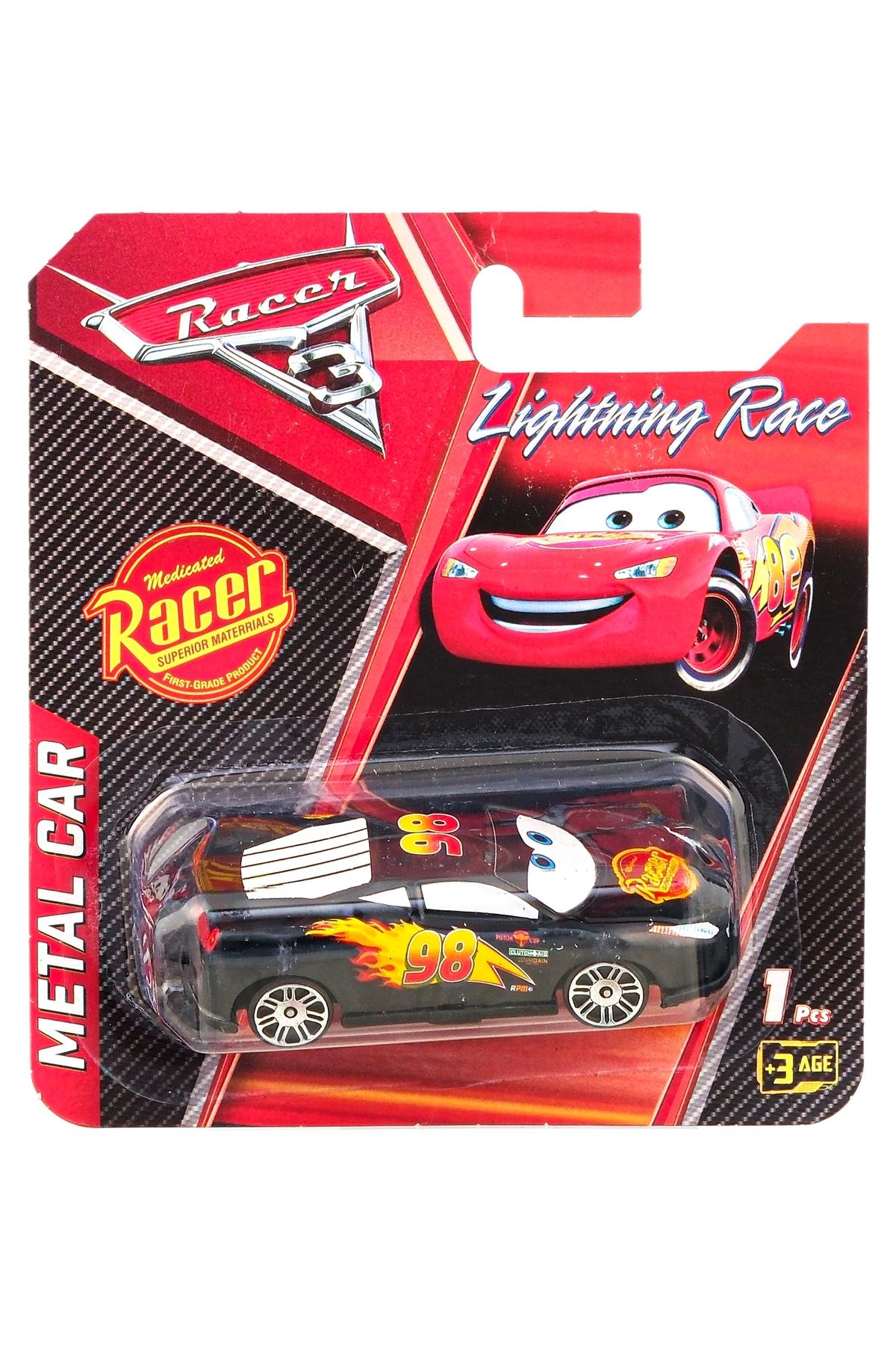 Brother Toys 1 Adet Metal Şimşek Mcqueen Araba Seti Oyuncak 1 Adet Araba fotoğrafı 6 (önizleme)