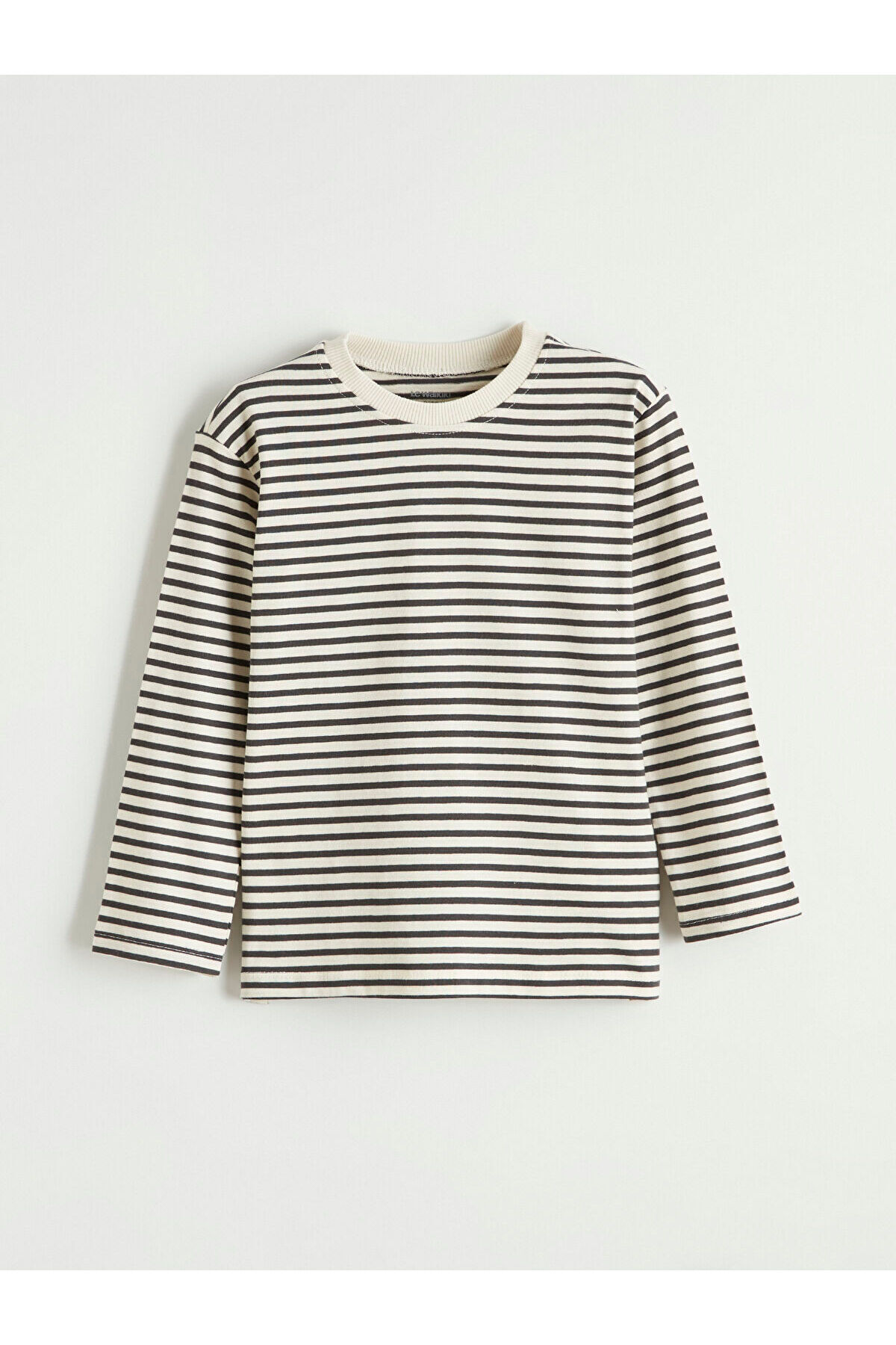 LC Waikiki Nevaa Collection Ekru Bisiklet Yaka Erkek Çocuk Tişört 3'lü fotoğrafı 6 (önizleme)