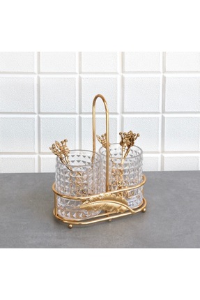 USTAOGLUHOME 2Lİ KRİSTAL KAŞIKLIK ( KAŞIKLAR DAHİL DEĞİLDİR )