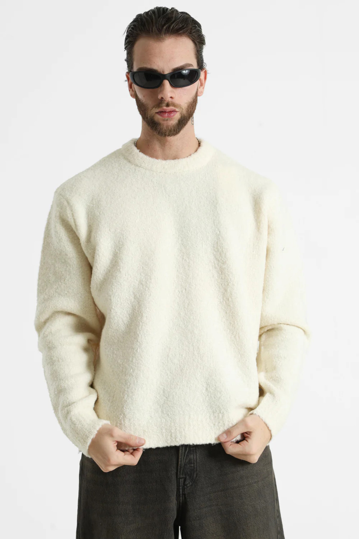 پلیور مردانه بافتنی آستین بلند | جک اند جونز Jack & Jones 12282863 - تصویر 5