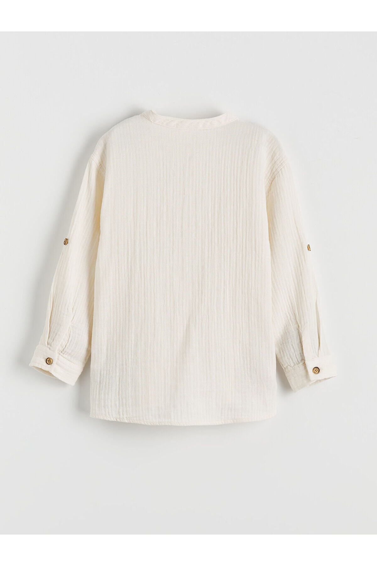 LC Waikiki Elsiva Collection Bej Hakim Yaka Erkek Çocuk Gömlek fotoğrafı 2 (önizleme)