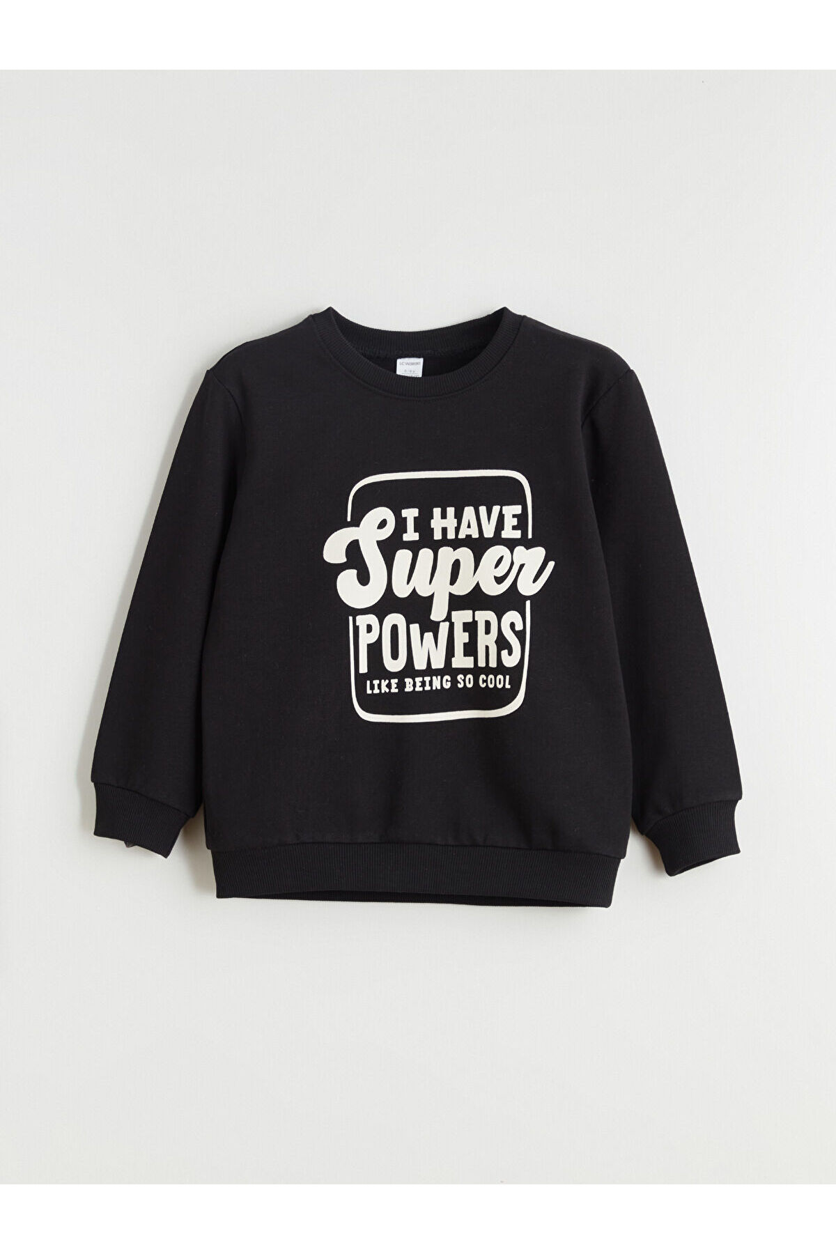 LC Waikiki Meral Collection Bej Bisiklet Yaka Erkek Çocuk Sweatshirt 2'li fotoğrafı 5 (önizleme)