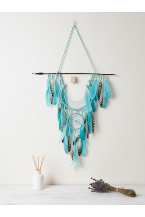 Meya design Ay & Düş Kapanı Tasarımlı Duvar Süsü – Büyük Boy