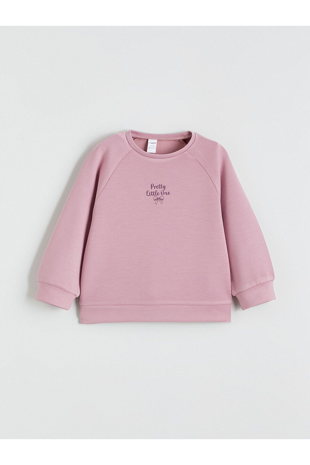 LC Waikiki Meral Collection Lila Baskılı Kız Çocuk Sweatshirt ve Pantolon fotoğrafı 3 (önizleme)
