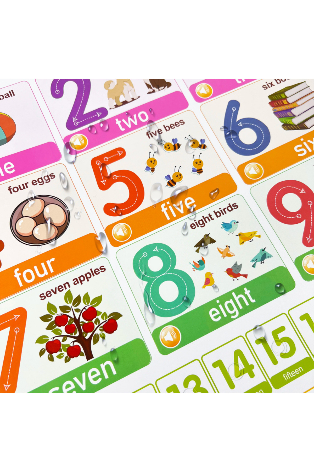 TALOO sesli kitaplar Number 1-100 Ingilizce Konuşan Sesli Poster fotoğrafı 3 (önizleme)