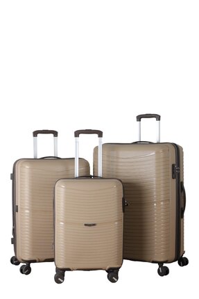 MÇS V379 AURA Y.ÜRETİM PP VALİZ SİYAH SET