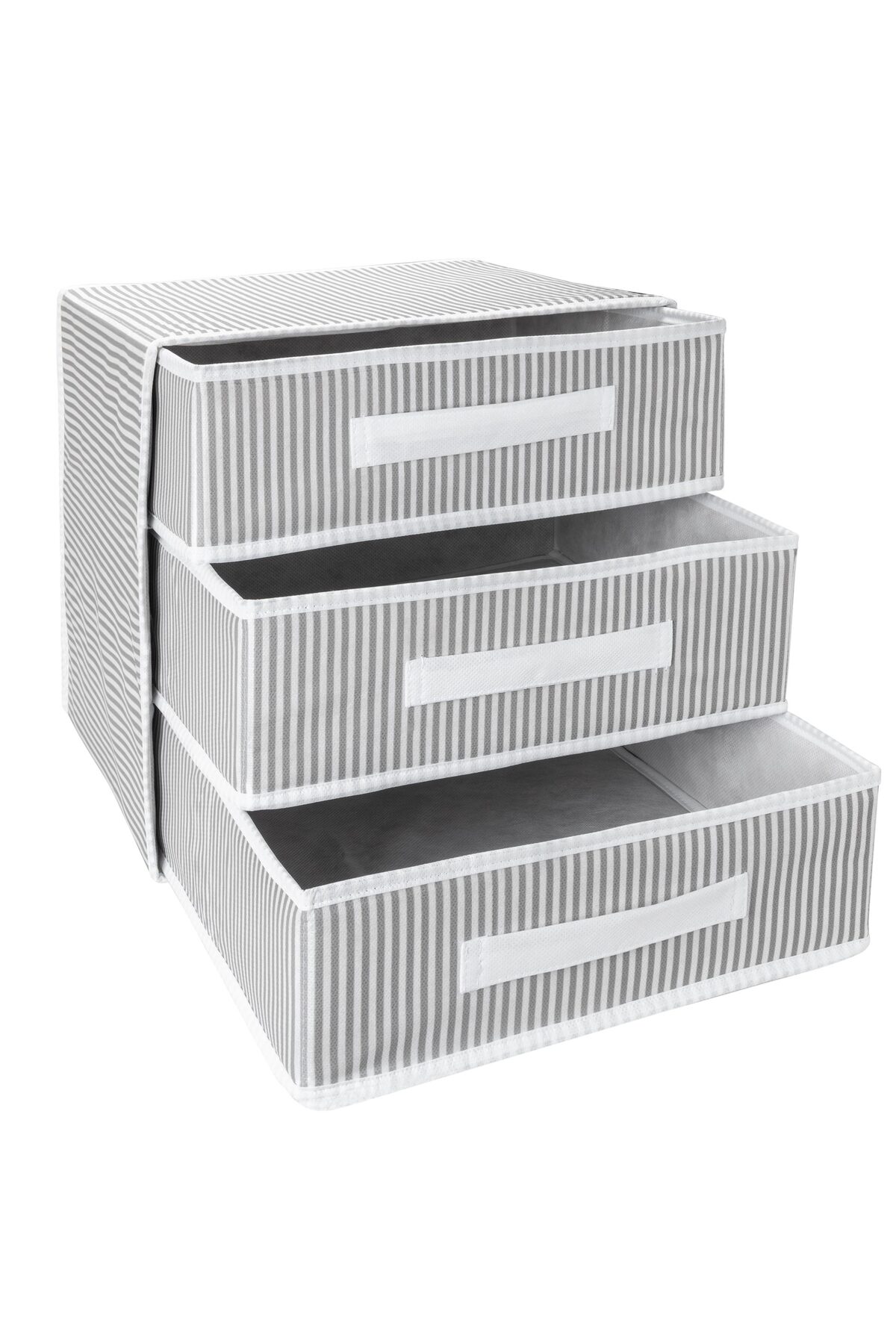 FORSACE Üç Bölmeli Çekmeceli Organizer Çok Amaçlı Çekmece Çorap İç Çamaşır Bebek Eşyaları Vb. Organizer fotoğrafı 7 (önizleme)