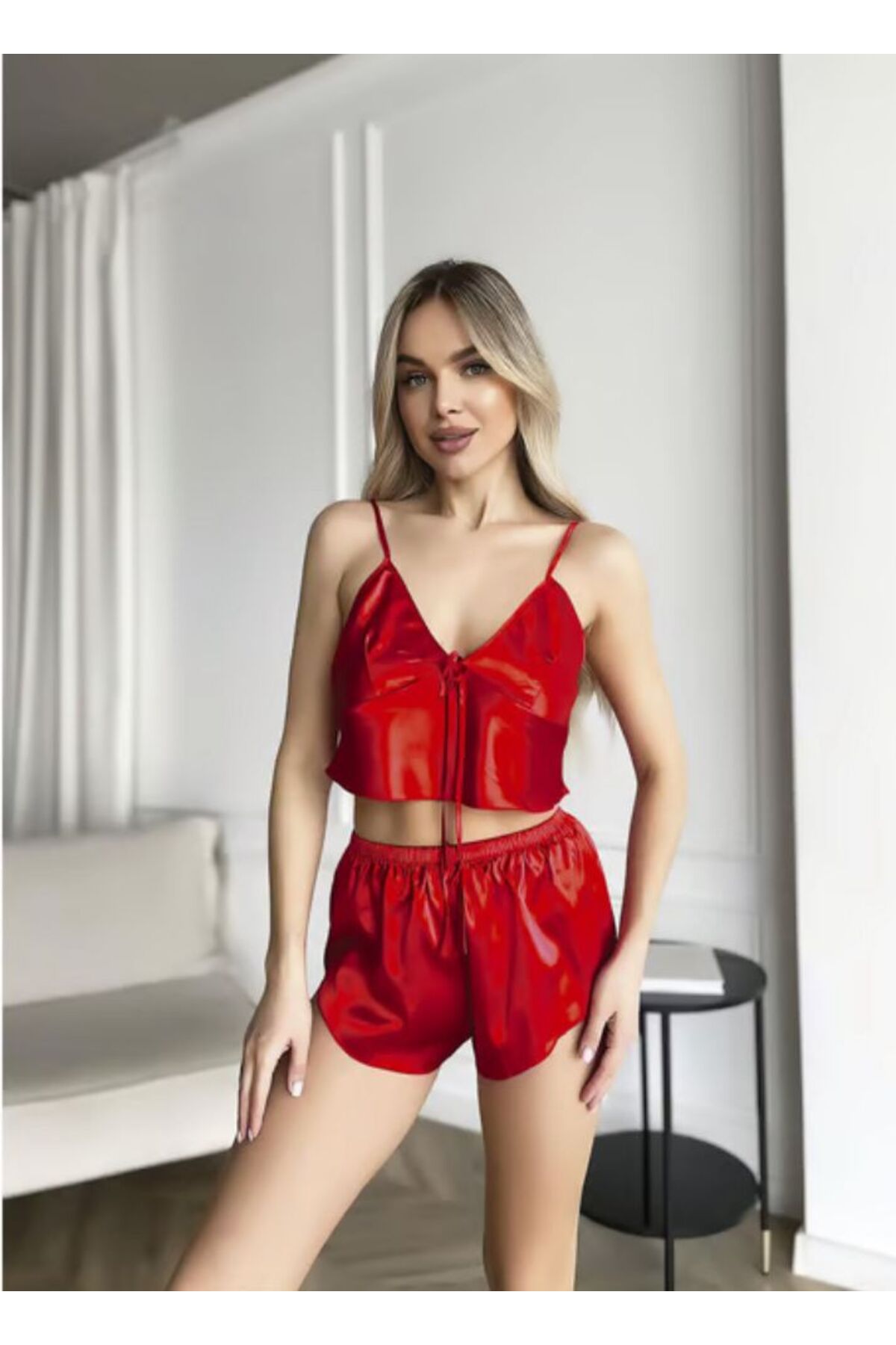 EDEL SECRET KIRMIZI SATEN ALT VE ÜST GECELİK