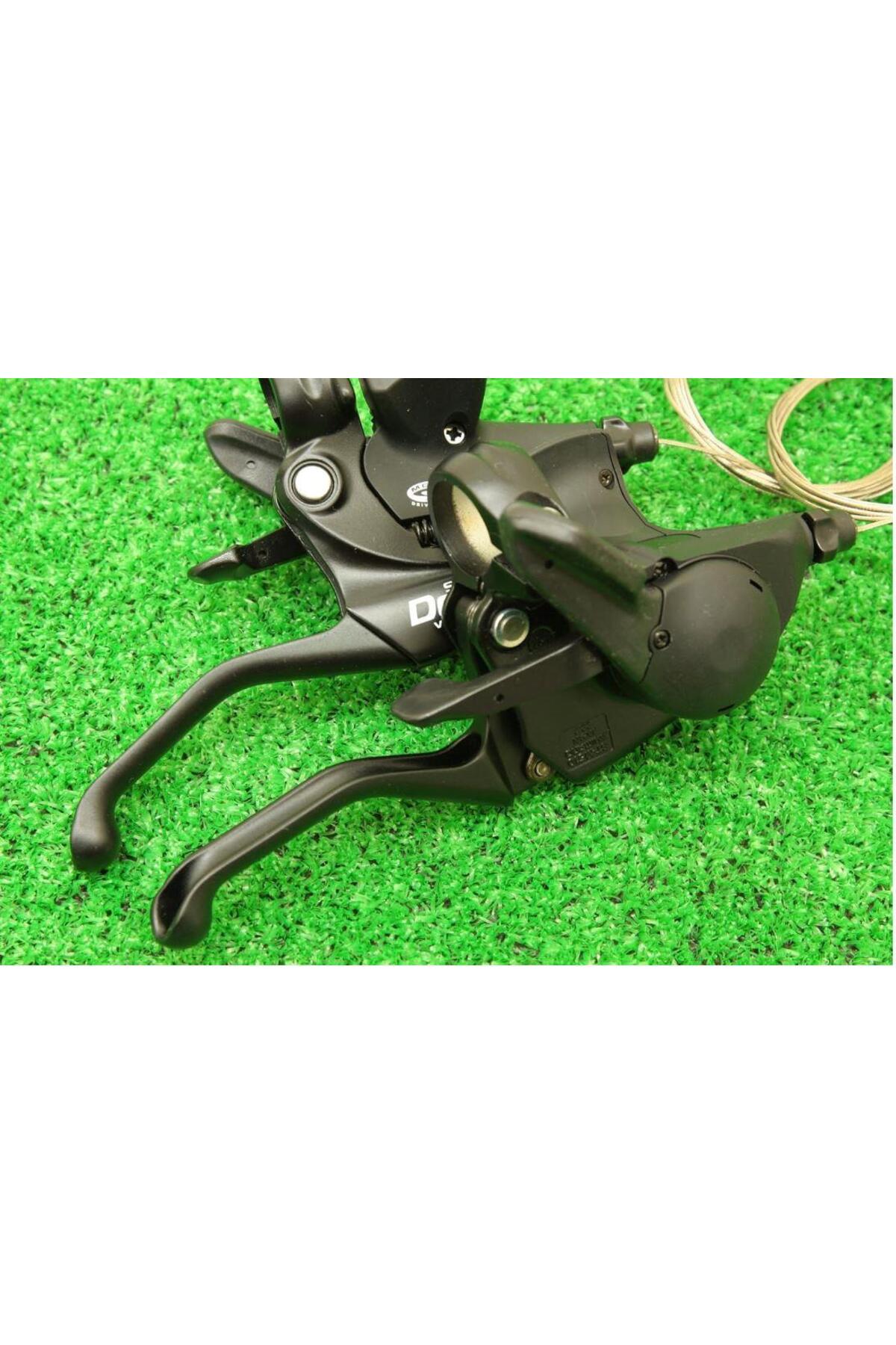 Poignées De Frein Shimano Deore ST-M510 - Combo Freinage Et Vitesses 3x9, Occasion, Pour VTT
