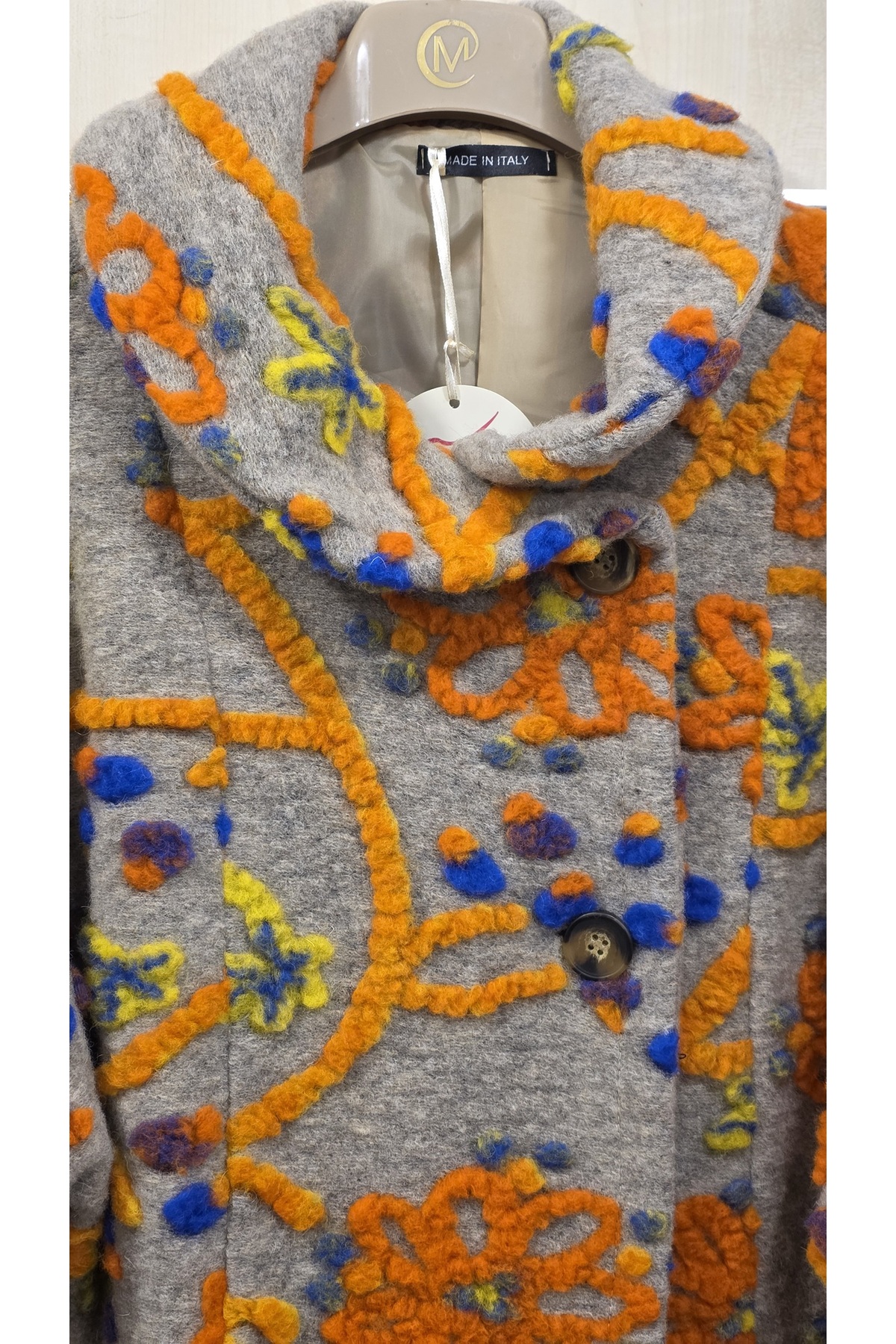 Park Moda  İtalyan Yün Keçe Kaban Şal Yaka - Görsel 3