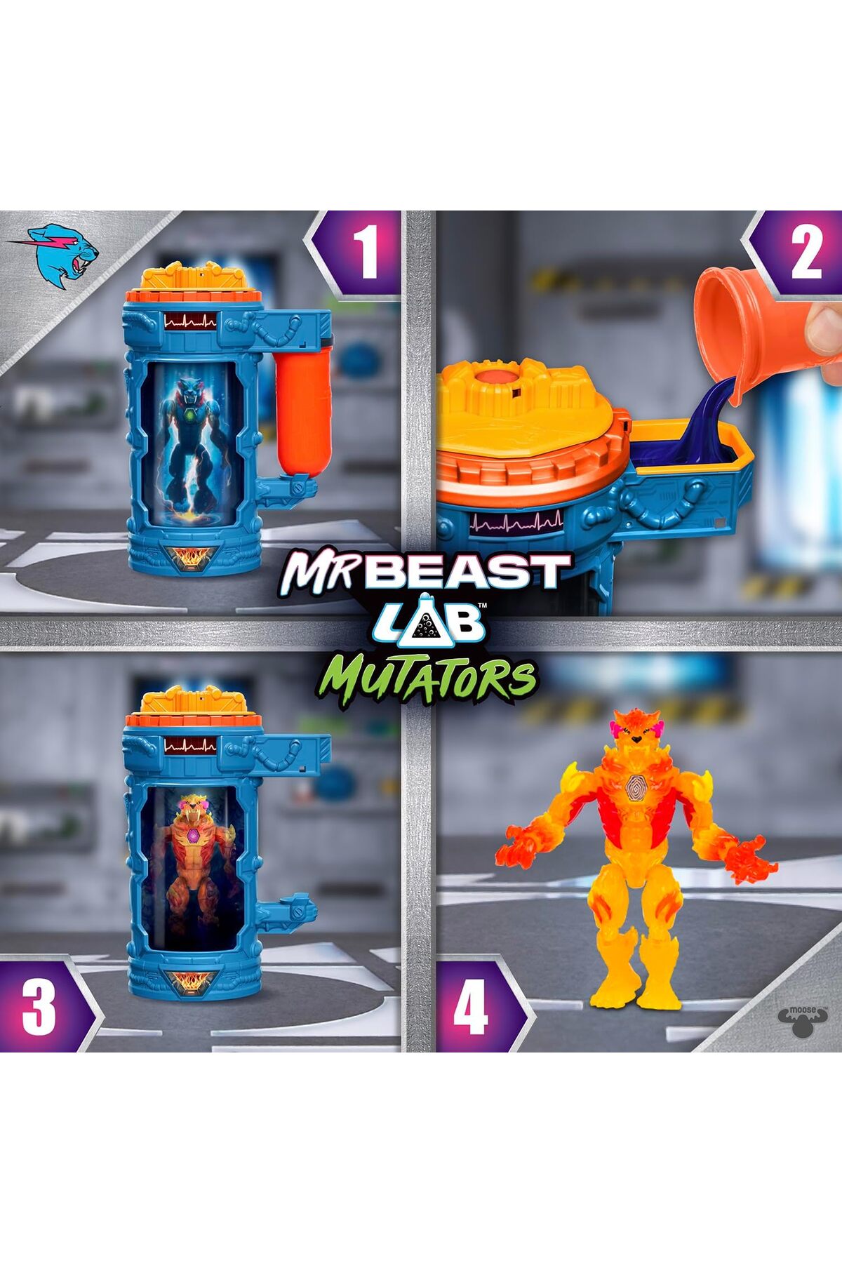 Chimiketaです。 Cici Oyuncak MrBeast Lab Hyper Fusion Mutators, Experiment