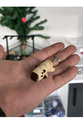 HW3D 3D Kapibara Tasarım Anahtarlık | Sevimli & Trend Figür | Dayanıklı Dekor...