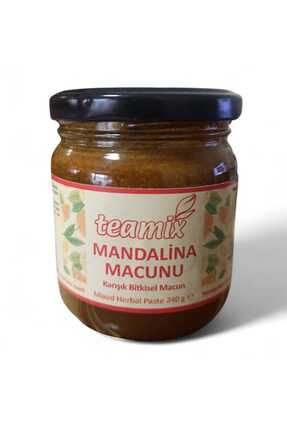 teamix Mandalina macunu 240 gr Ege'nin doğal ve katkısız mandalina macunu