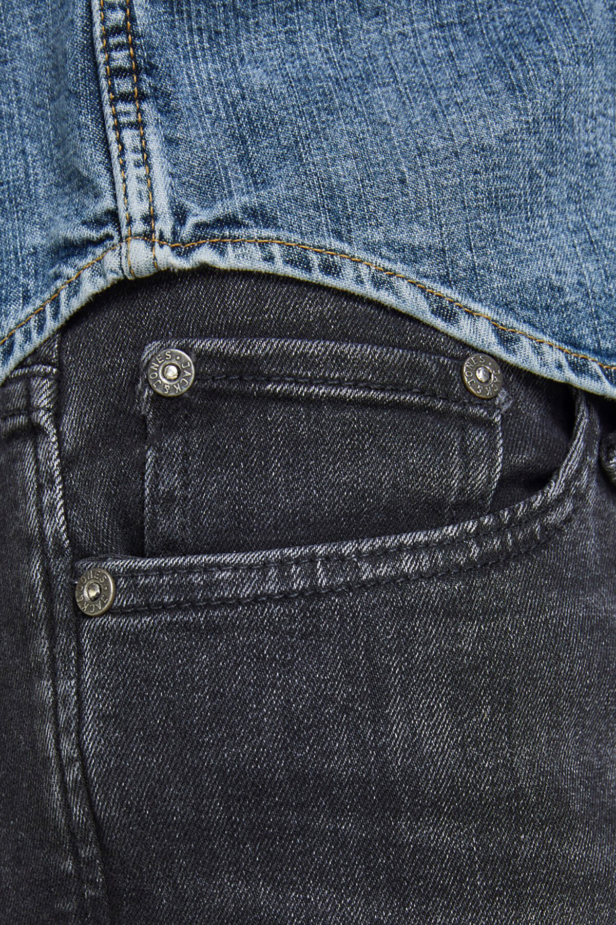 Jack & Jones Jack&Jones Glenn Erkek Kot Pantolon 12159030 Black Denim görsel 5