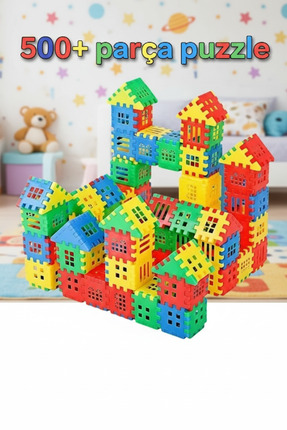acces 500+ Parça Yapı Blokları – Eğitici & Birbirine Geçmeli Oyuncak Seti