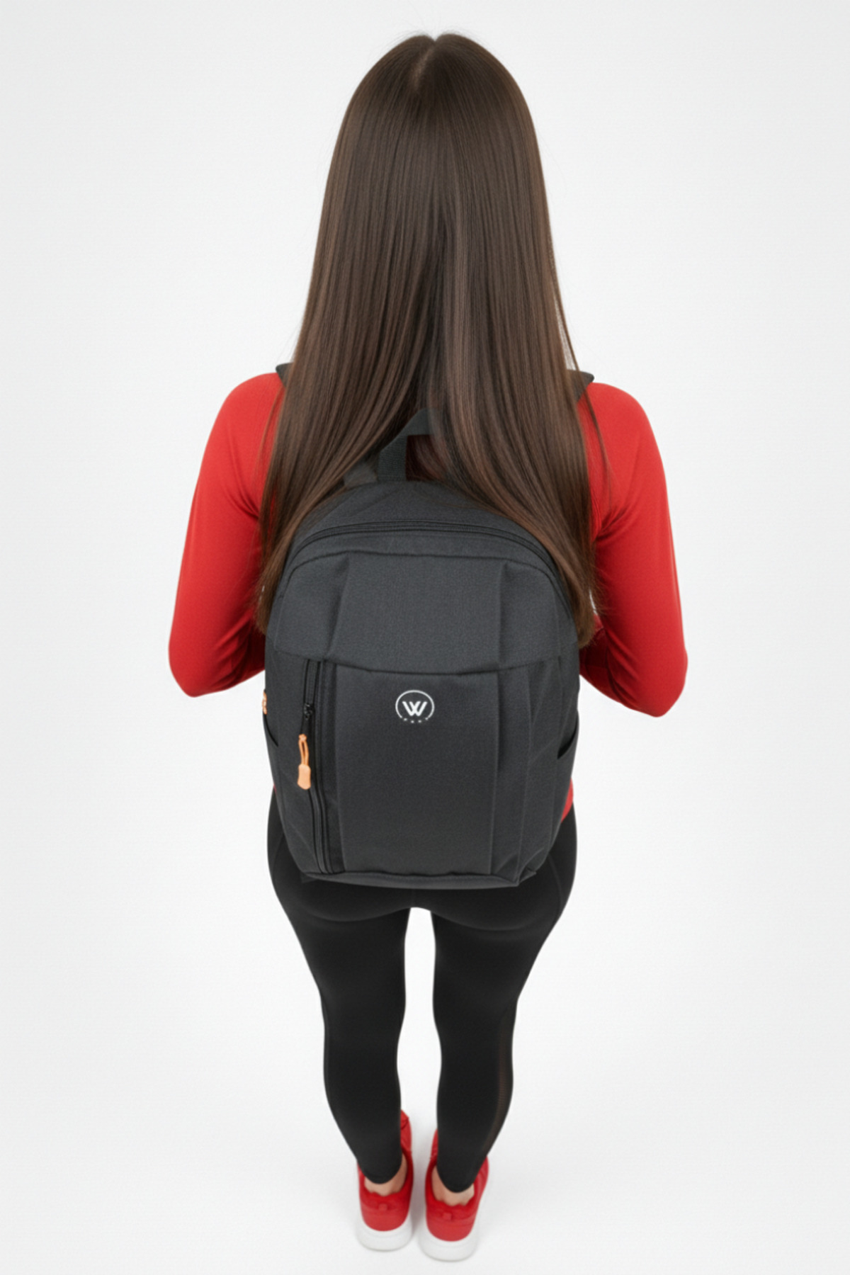woys  Antrasit Renk Mini Sırt Çantası | Günlük Kullanım & Yürüyüş | 10 Litre | Unisex - Görsel 7