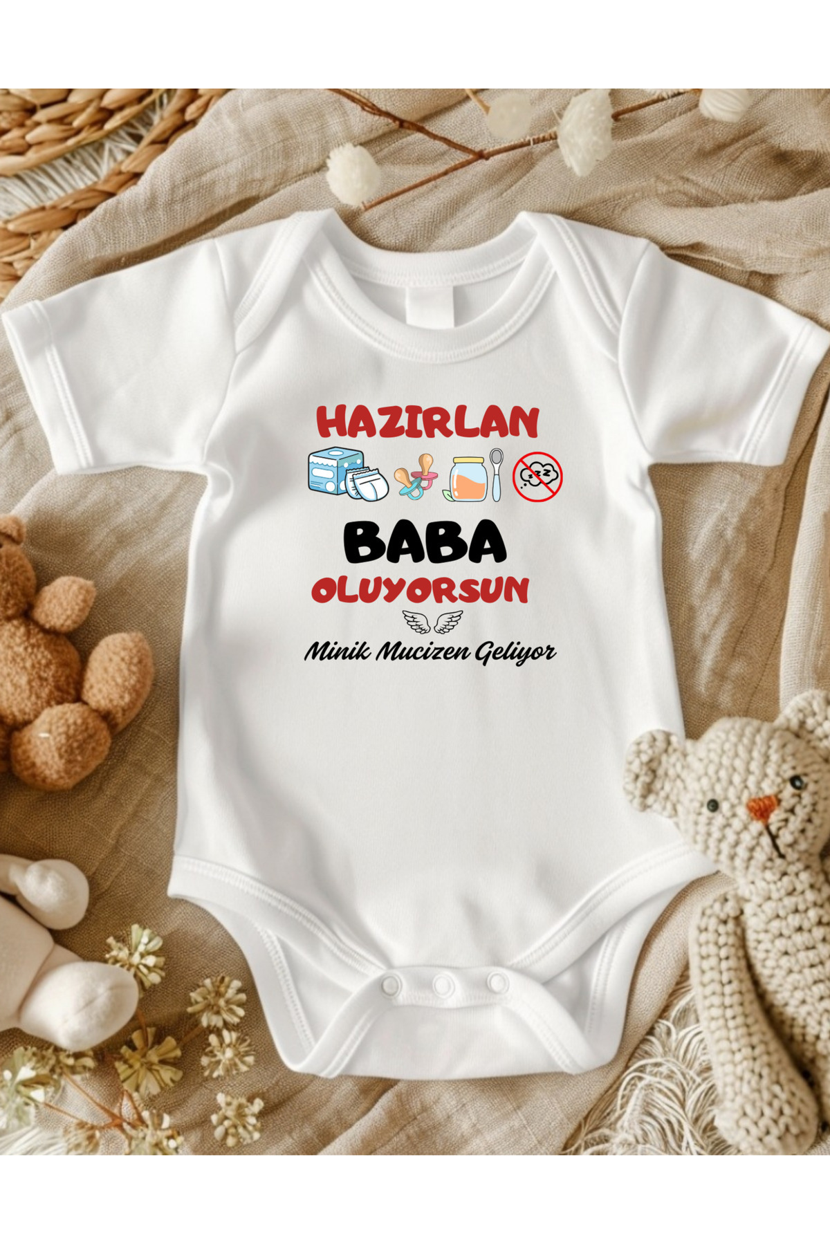 YOU ARE BECOMING A FATHER WRITTEN BODYSUIT