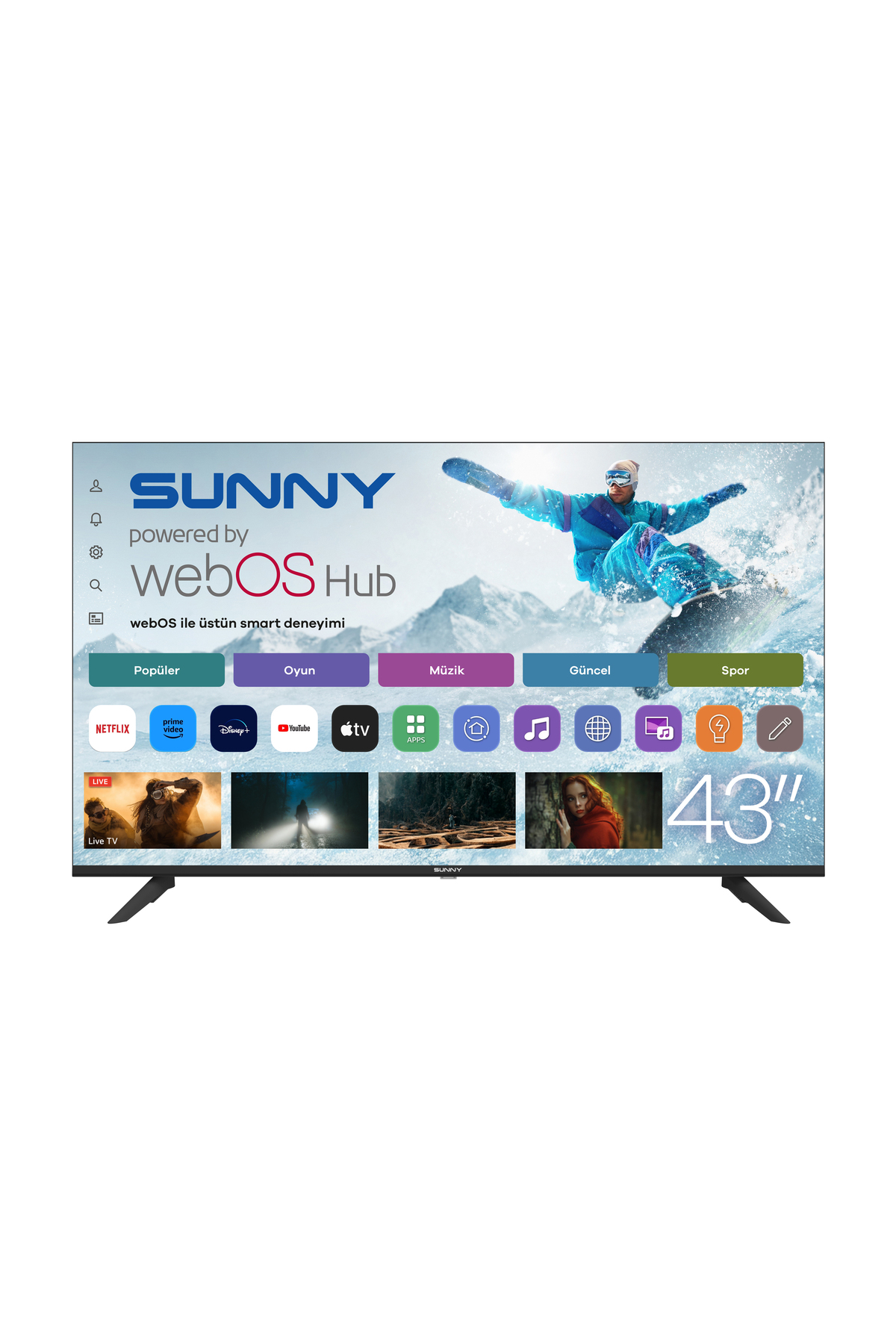 SN43FMLN-W02S 43'' FHD webOS 2.0S D-DUAL LED