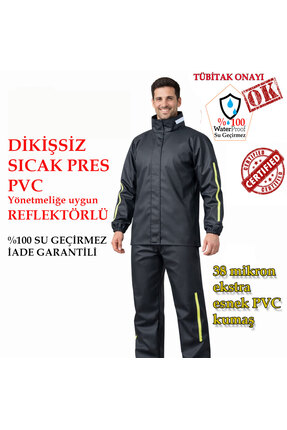 go out Motorcu Yağmurluk 2026 %100Su Geçirmez Tübitak Onaylı 38Mikron Ekstra ...