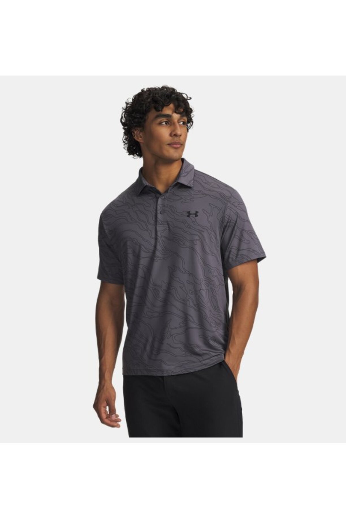 آندر آرمور تی‌شرت یقه‌دار طرح‌دار مردانه UA Playoff 3.0 کد ۱۳۷۸۶۷۷-۰۲۶