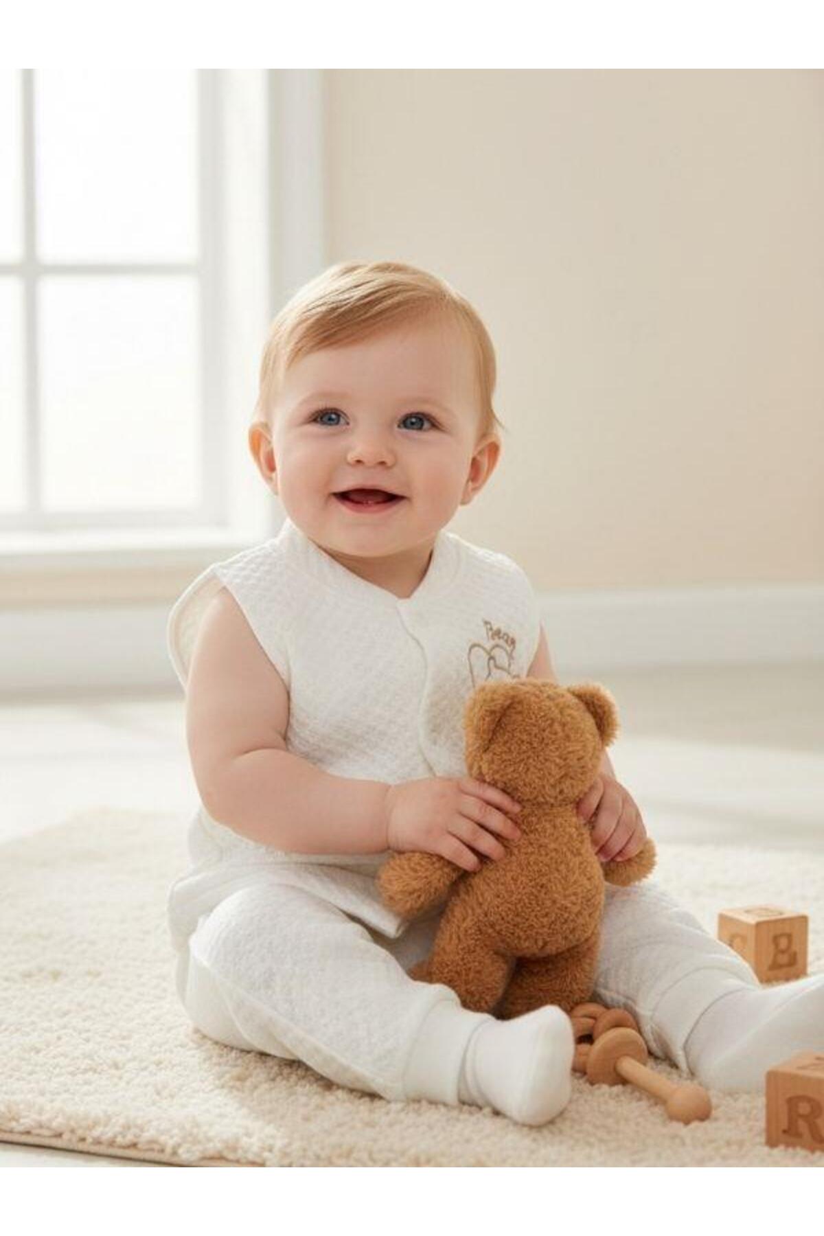 Zekids Bebek Ayıcık Desenli Yelek fotoğrafı 2 (önizleme)