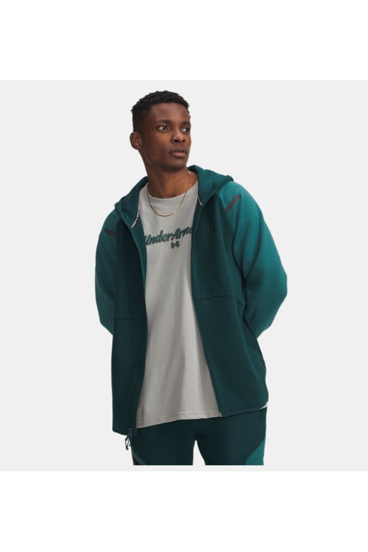 آندر آرمور سویشرت مردانه UA Unstoppable Fleece Full Zip HD EU کد 1389352-919