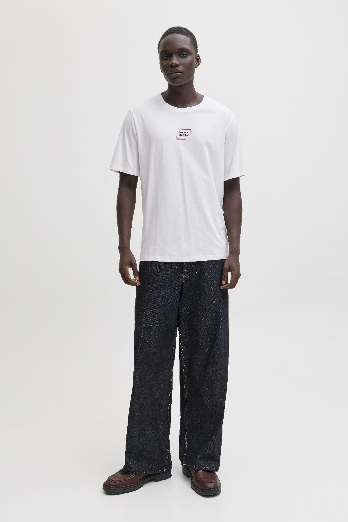 تیشرت مردانه Dijital Baskı آستین کوتاه | جک اند جونز Jack & Jones 12268415 - 1 - تصویر 4