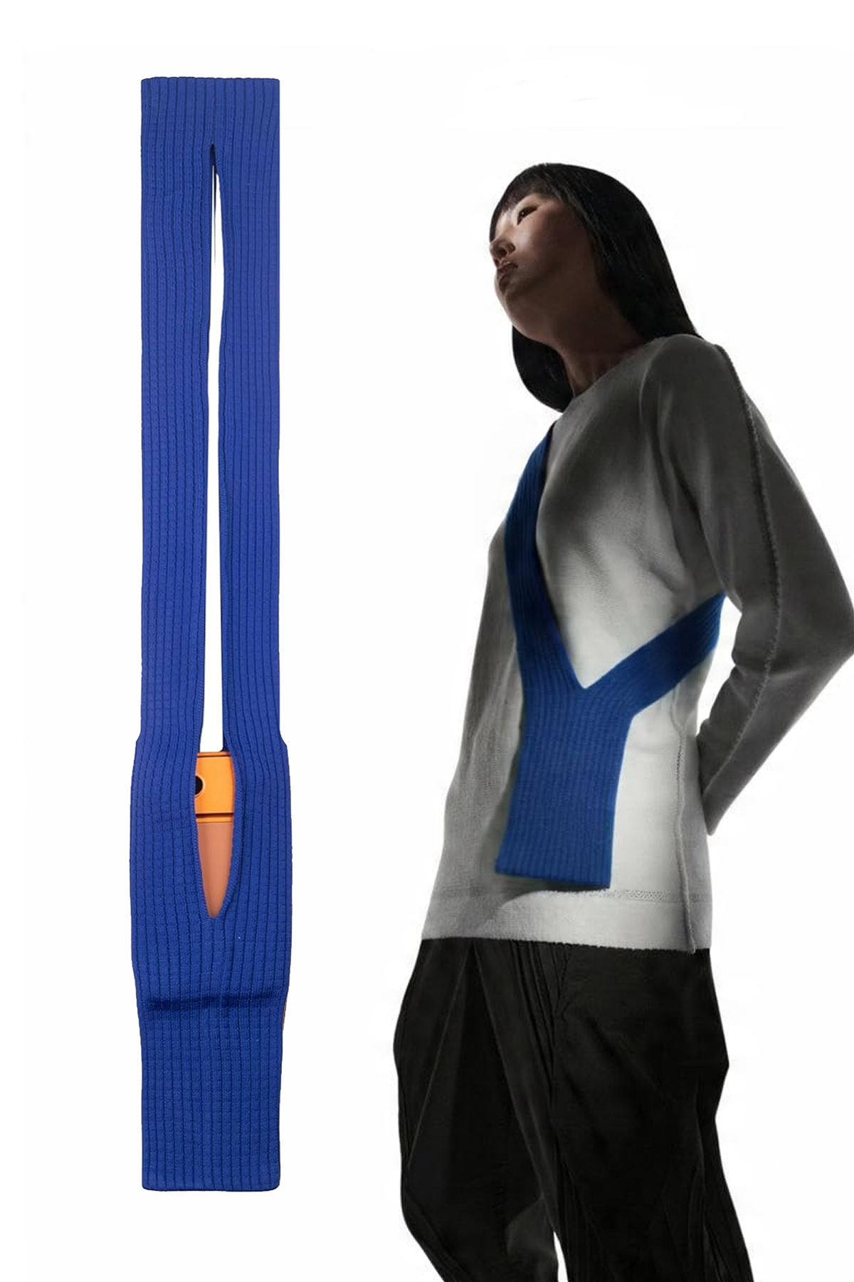 Compatible with All Phone Models Neck Strap Knit Pocket 80CM
