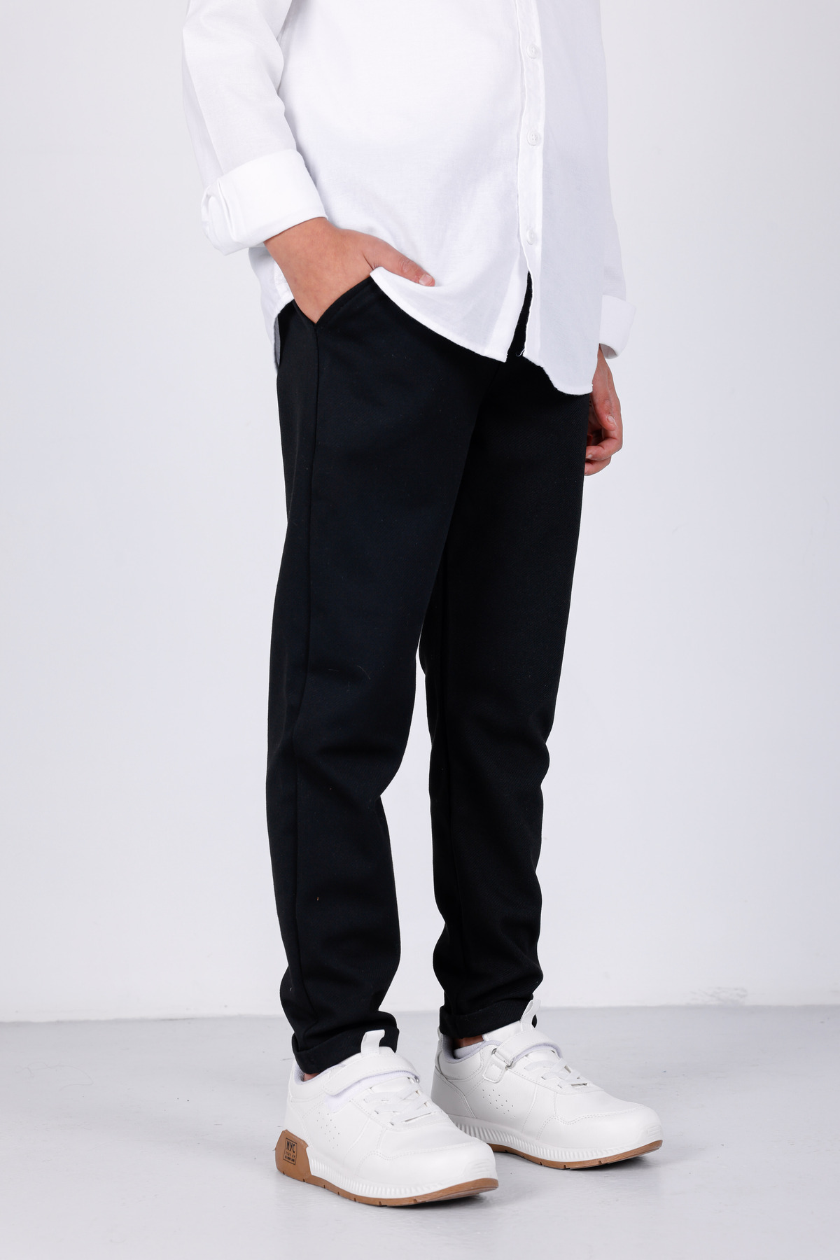 3MODA Dečačke jogger pantalone sa rebrastim strukom