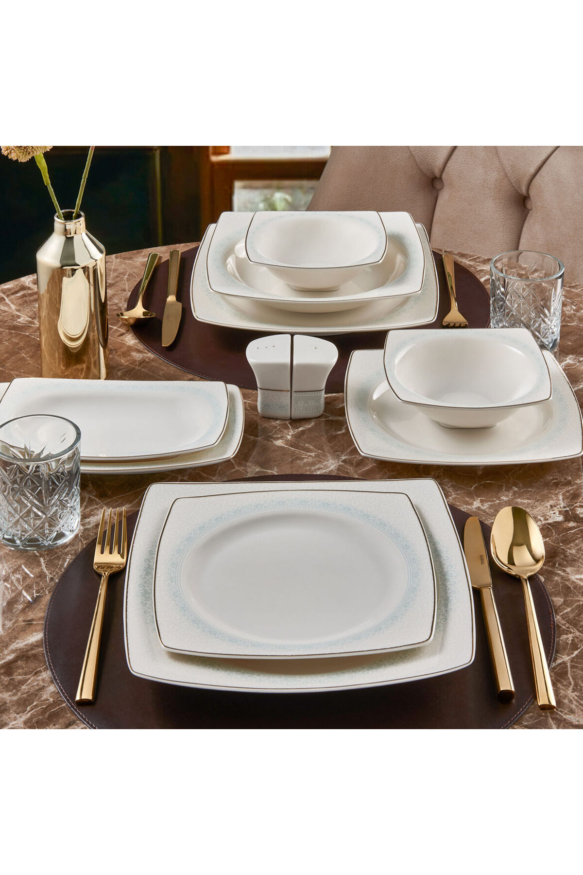 Caroline 54-Piece Dinnerware Set for 12 6343