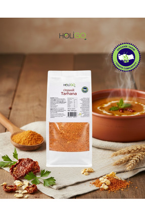 HOLİGO ORGANİK Kırmızı Köy Tarhanası 500gr (PESTİSİT VE AFLATOKSİN ANALİZLİ)