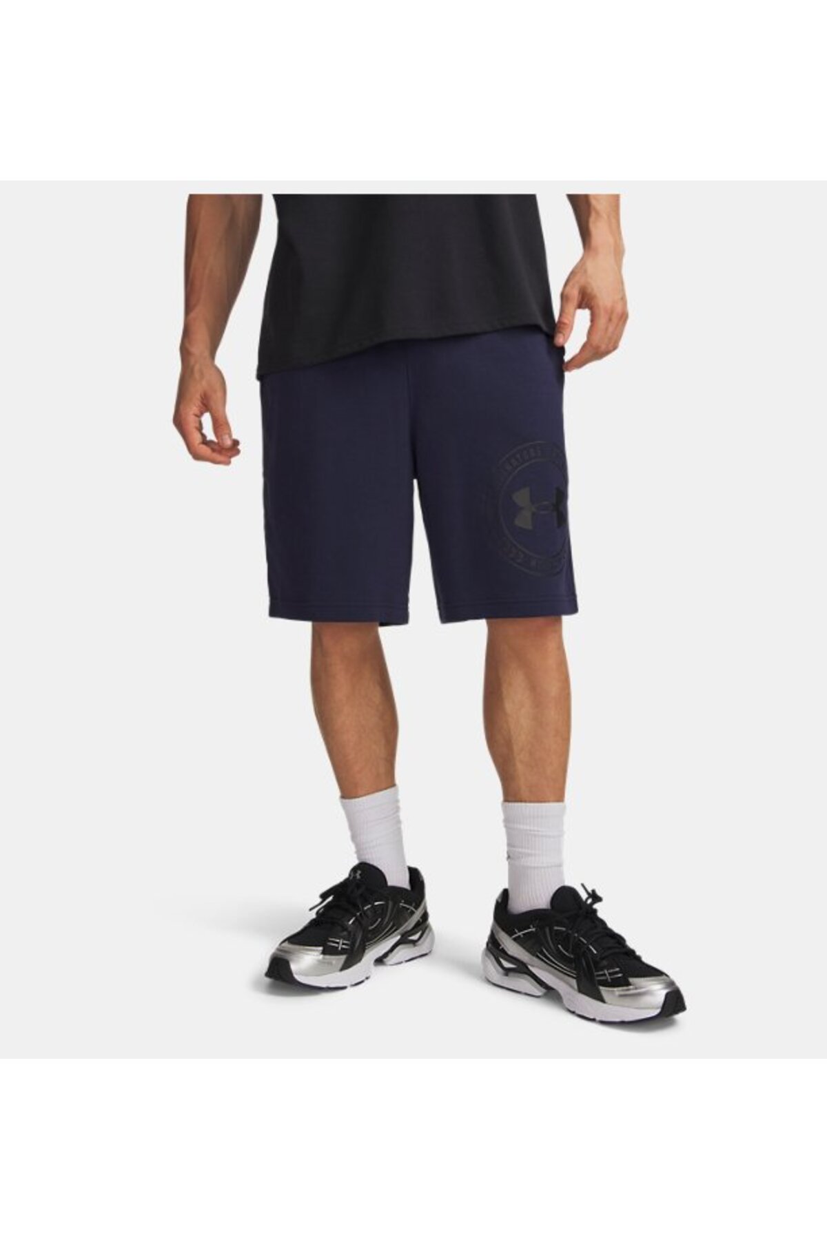 آندر آرمور شورت گرافیکی مردانه UA Rival مدل Lightweight Graphic 6014689-410