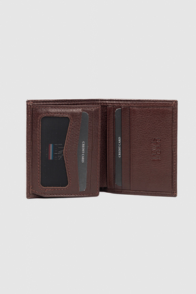 LEWİS POLO Hakiki Deri Bol Kartlıklı Kullanışlı Kahverengi Erkek Cüzdanı