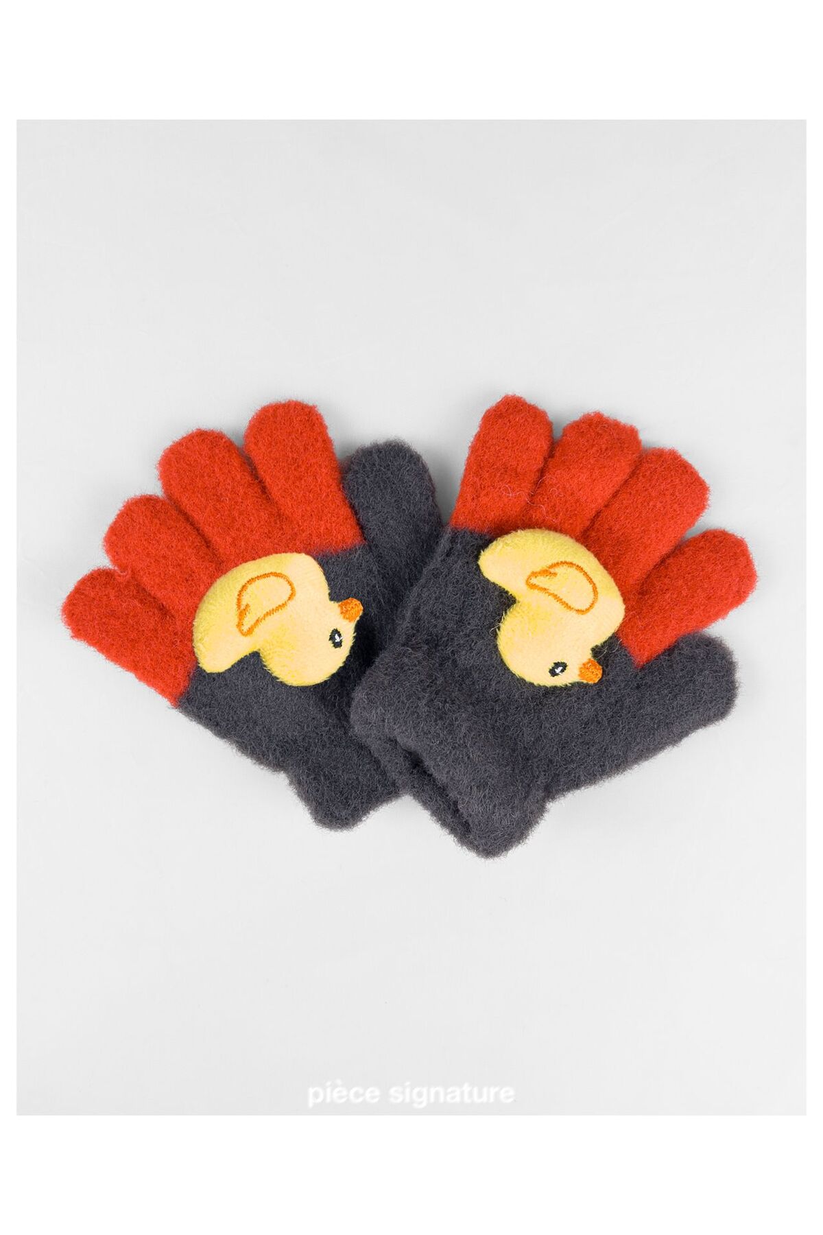 PIECE SIGNATURE Sevimli Ördek Aksesuarlı Yumoş Çocuk Eldiven ( 1-3 Yaş ) fotoğrafı 3 (önizleme)
