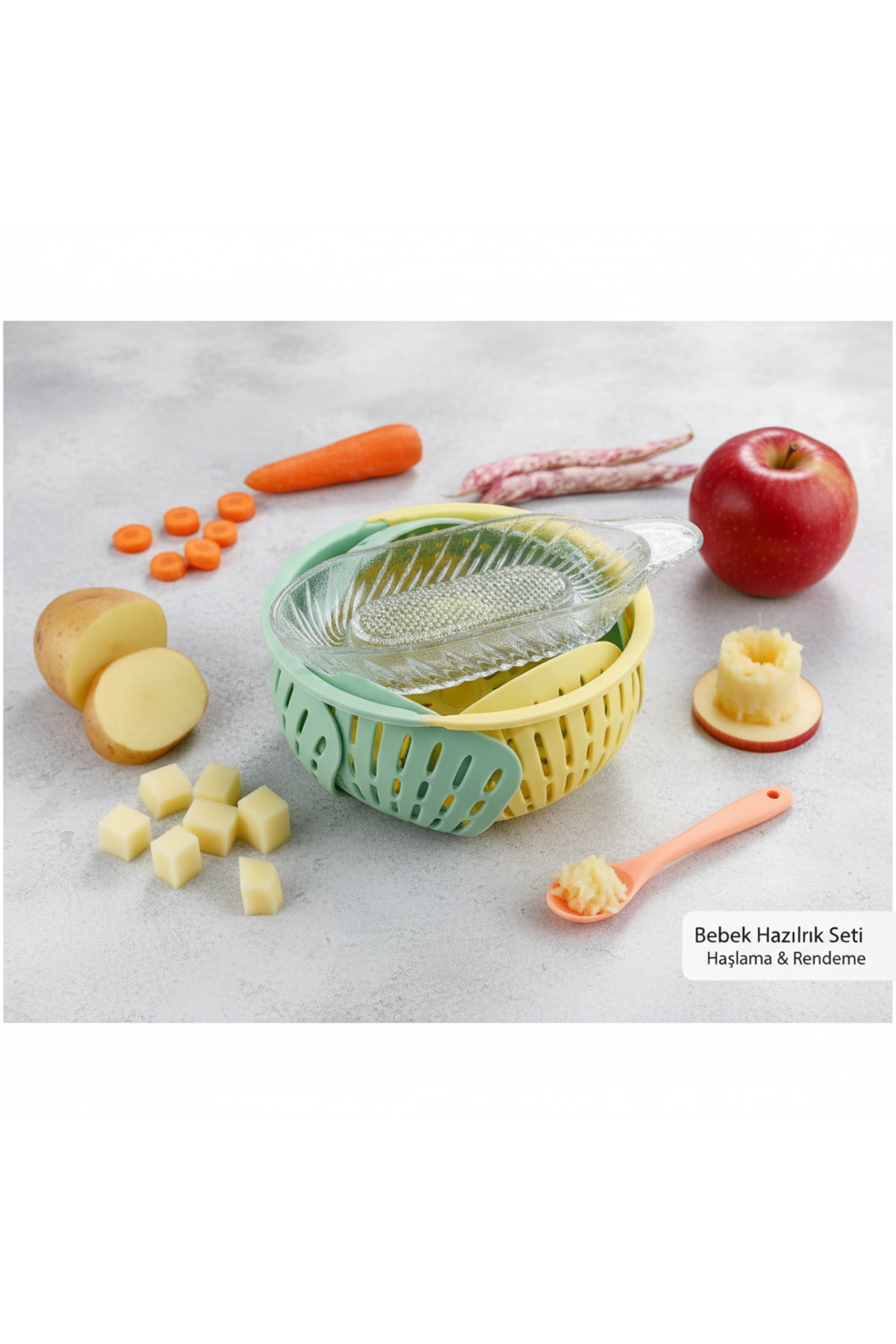 Bucuks Sebze Haşlama ve Meyve Püresi Hazırlama Seti fotoğrafı 2 (önizleme)