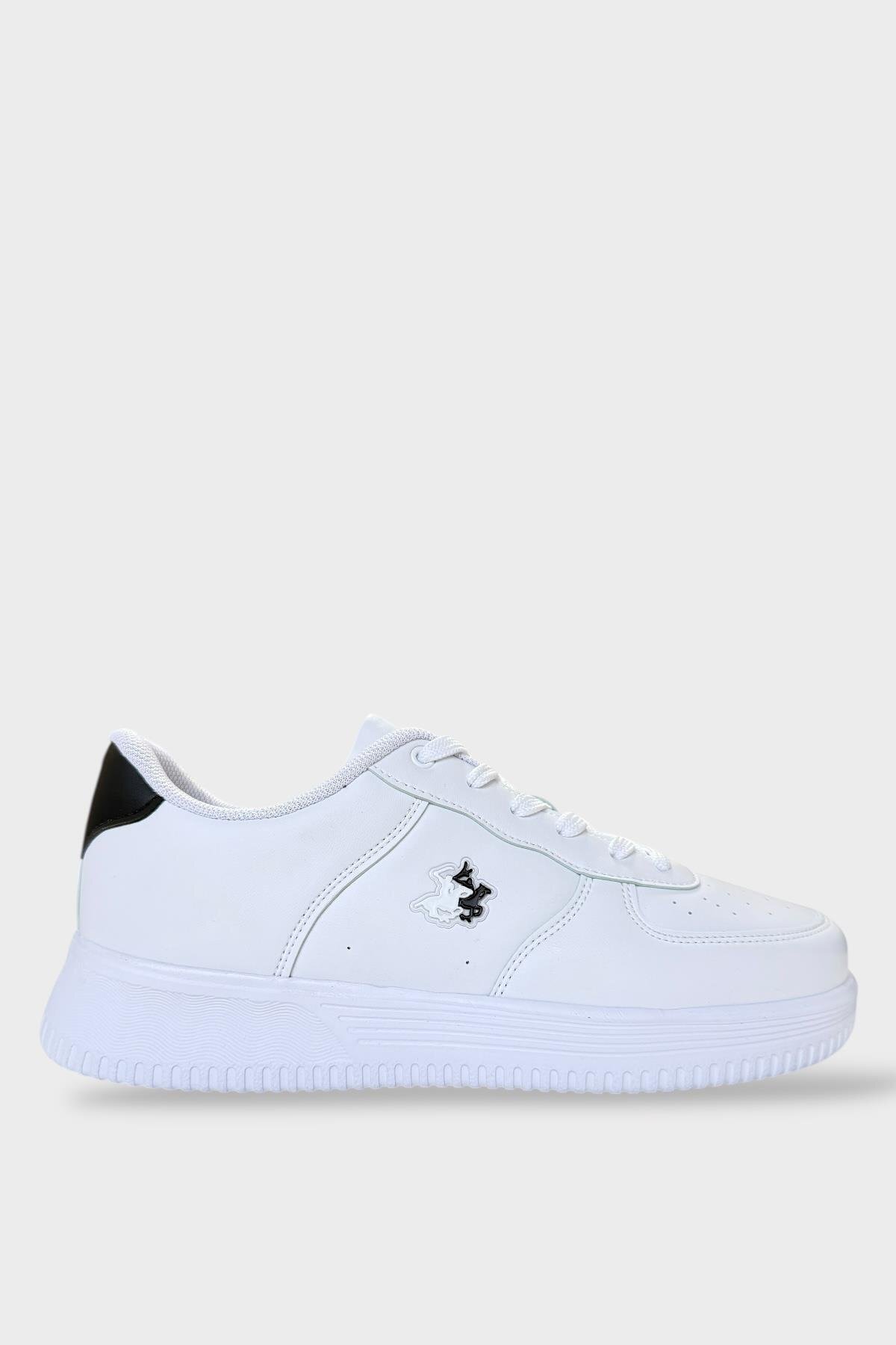Liger Unisex AirForce Spor Sneaker Ayakkabı BEYAZ - SİYAH
