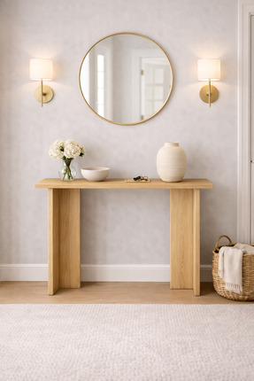 Egecan Mobilya Modern Bal Meşe Dresuar | Antre, Salon ve Hol İçin Minimal Tas...