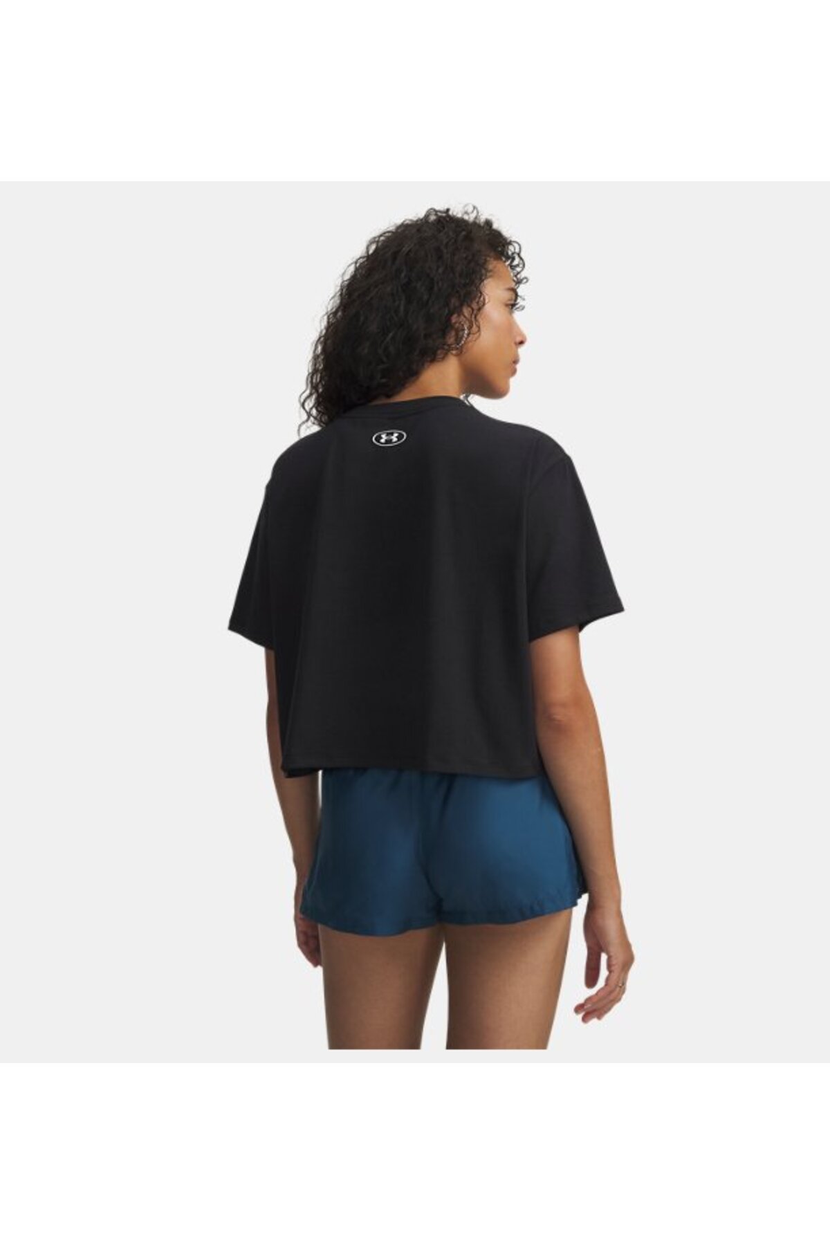Under Armour Kadın UA Rival Boxy Solid T-Shirt 6011064-001 görsel 2
